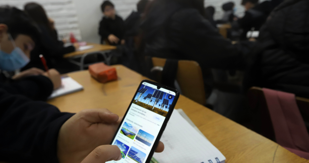 uso de celulares establecimientos educacionales