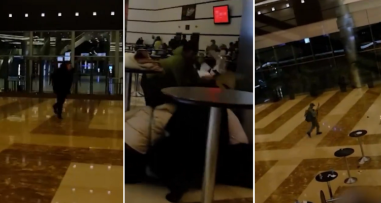 Video muestra momento en que terroristas ingresan al Crocus City Hall de Moscú y comienzan a disparar