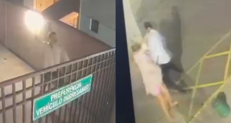 Los videos que permitieron atrapar al hombre que golpeó a su expareja en Las Condes