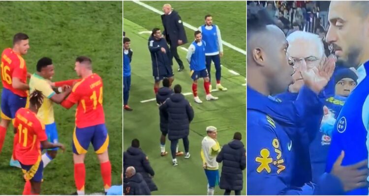 El nuevo show de Vinícius en el España-Brasil