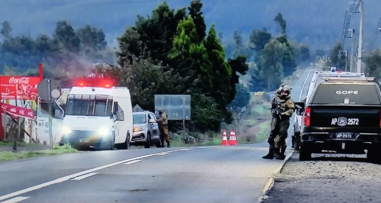 Carabineros de Chile vía Agencia UNO