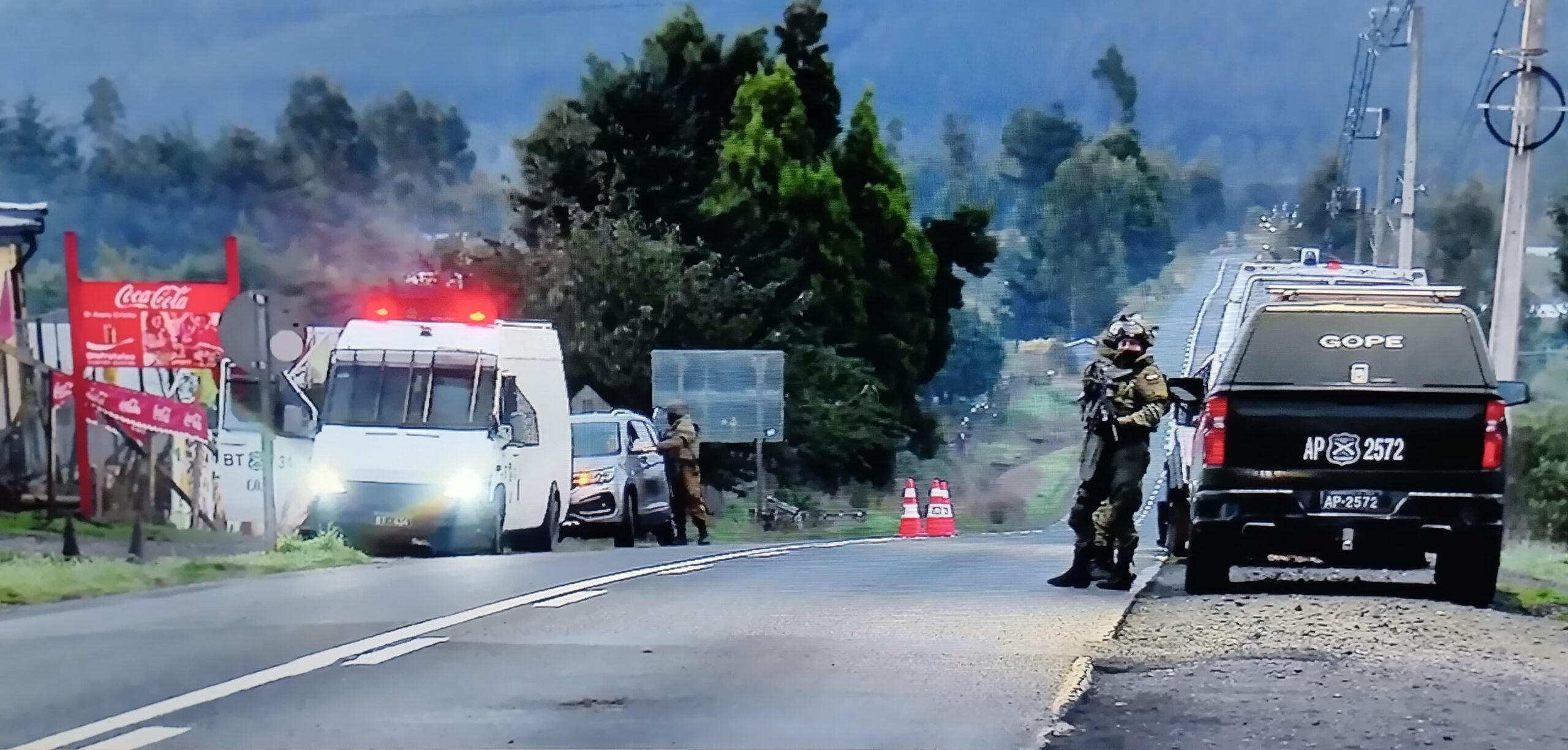 Carabineros de Chile vía Agencia UNO
