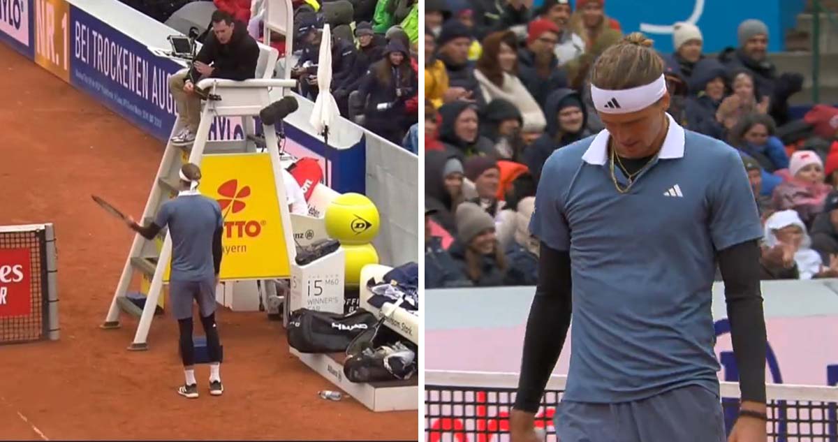 Alexander Zverev no supo qué hacer ante partidazo de Garin en Múnich.