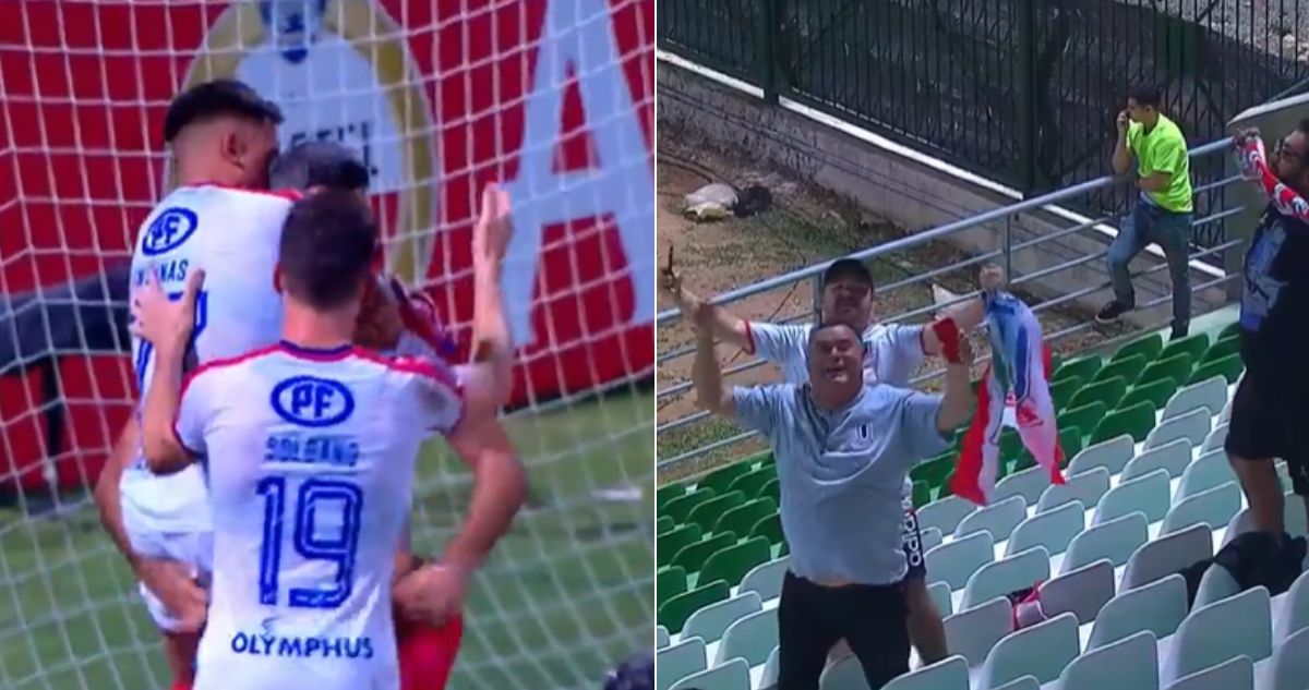 Unión La Calera celebra ante Alianza FC en Colombia