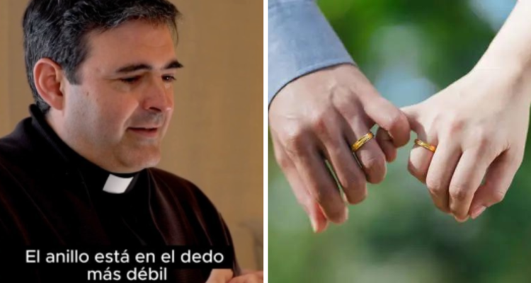 ¿Qué significa realmente el anillo de matrimonio? Sacerdote entrega explicación y se hace viral
