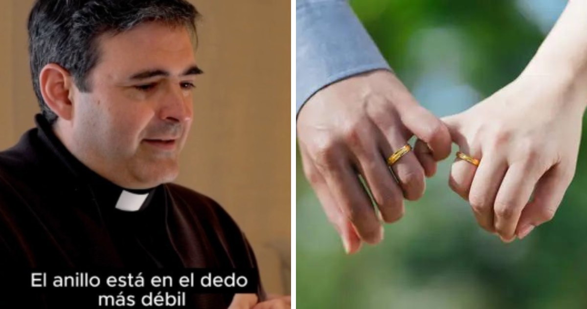 ¿Qué significa realmente el anillo de matrimonio? Sacerdote entrega explicación y se hace viral