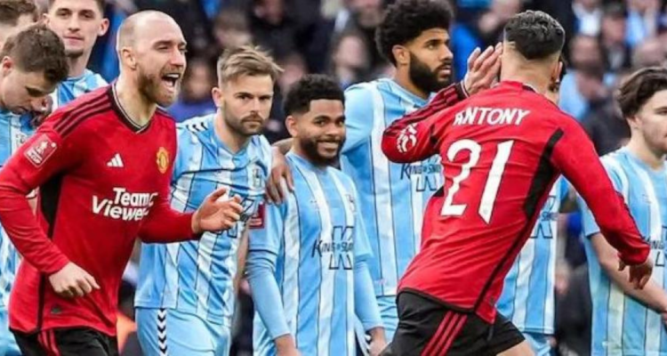 Antony se confiesa tras el feo gesto contra los jugadores del Coventry.