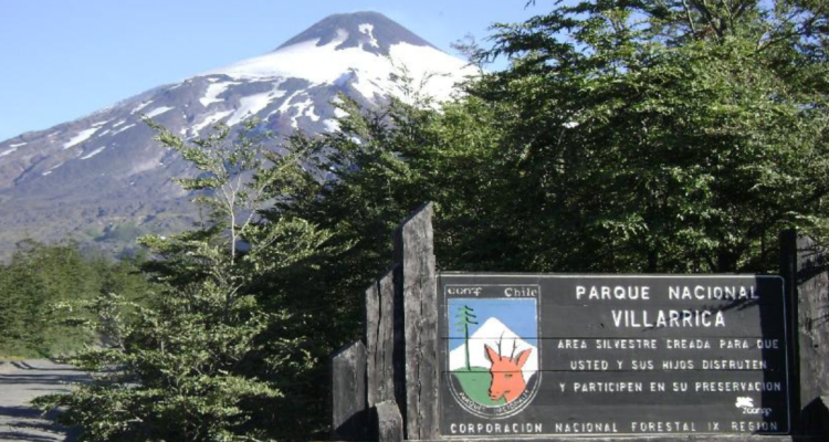 Declaran Alerta Roja para Pucón por incendio forestal en Parque Nacional Villarrica