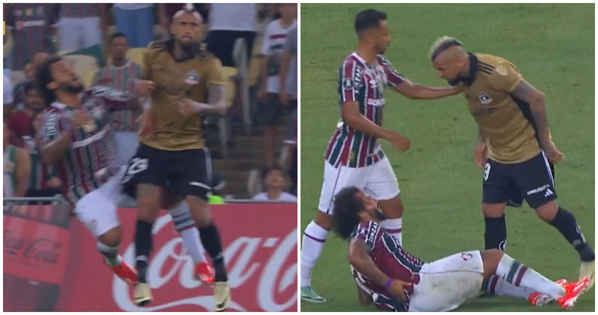 Arturo Vidal marcelo Choque libertadores
