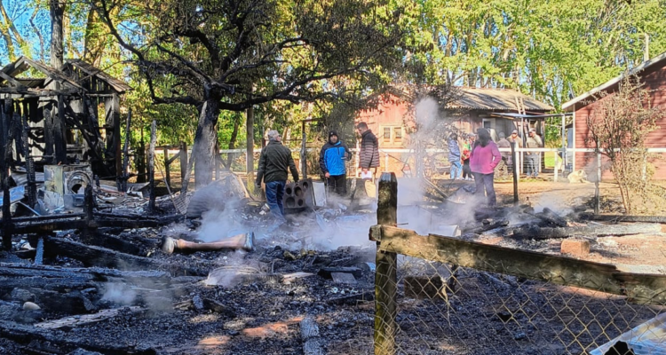 ataque incendiario en perquenco