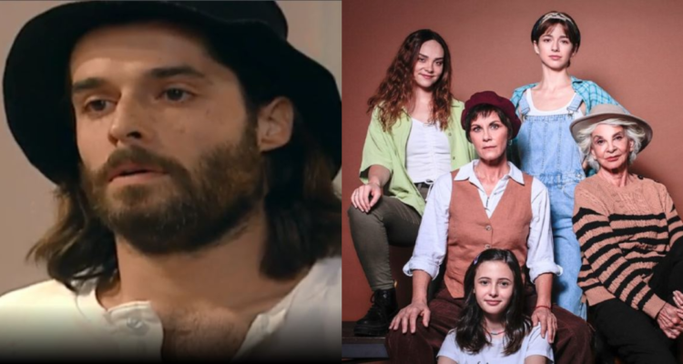 Personaje del Toro Mardones en Aquelarre (izquierda) y del elenco de Al sur del corazón (derecha) en referencia a estreno