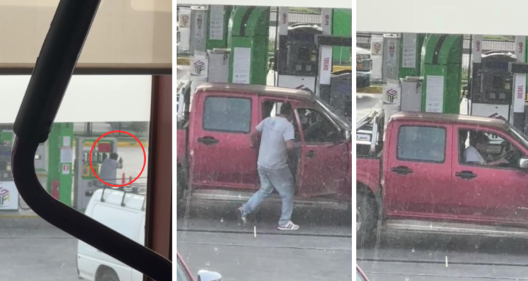 Balacera en estación de servicio en Cabrero