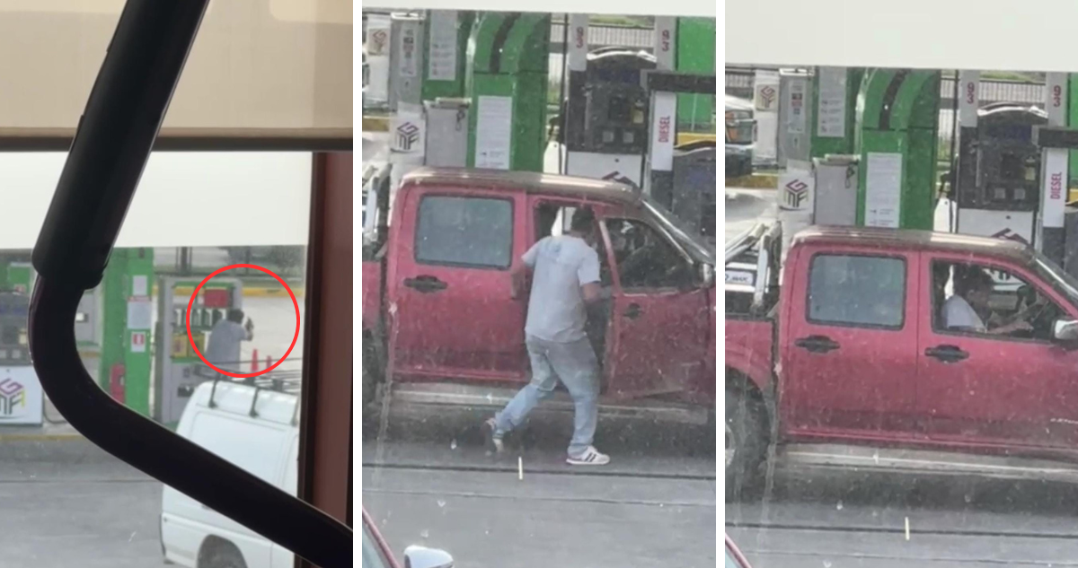Balacera en estación de servicio en Cabrero