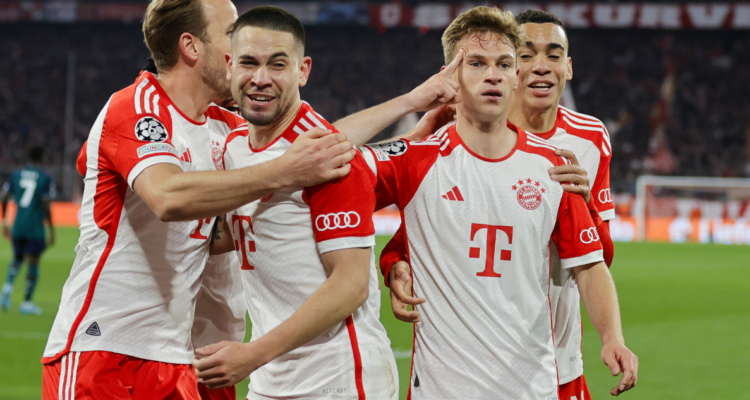 Bayern se está metiendo en semi: certero cabezazo de Kimmich le da la ventaja parcial a los alemanes