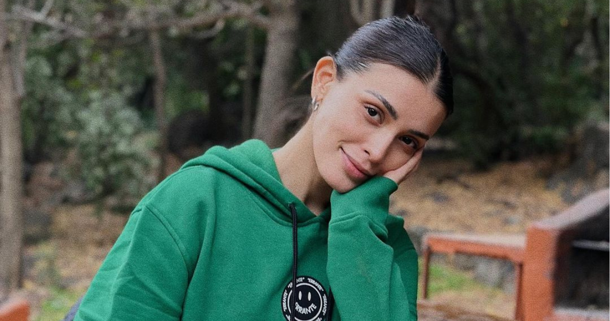 Constanza Capelli en foto de instagram en referencia a aborto