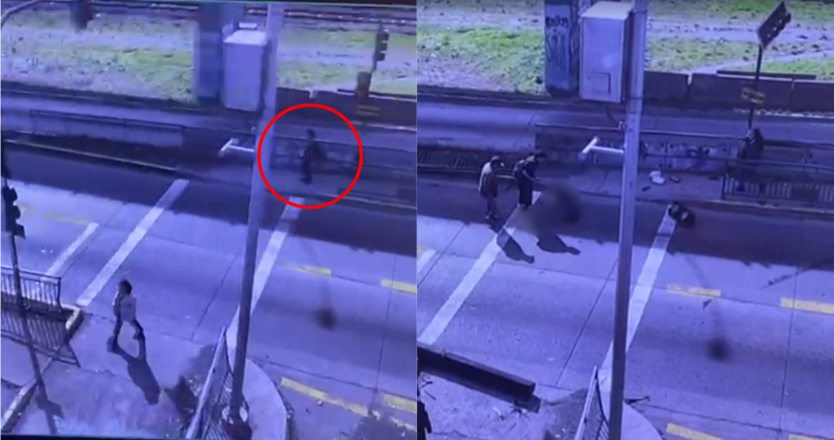 Revelan video del momento exacto en que carga de camión cae y alcanza a mujer en San Pedro de la Paz