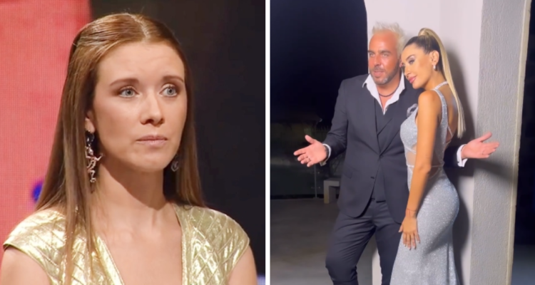 Carla Jara en Podemos Hablar (izquierda) y Francisco Kaminski junto a Camila Andrade (derecha)