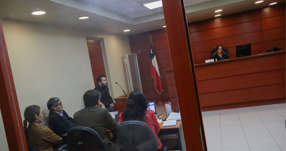 Audiencia en que se rechazó prisión preventiva para acusados por arista Fundación en Ti