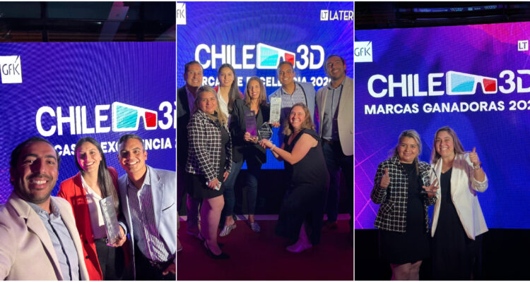 Cuatro marcas de Carozzi son reconocidas en Chile 3D: estudia vínculo entre estilo de vida y compañías