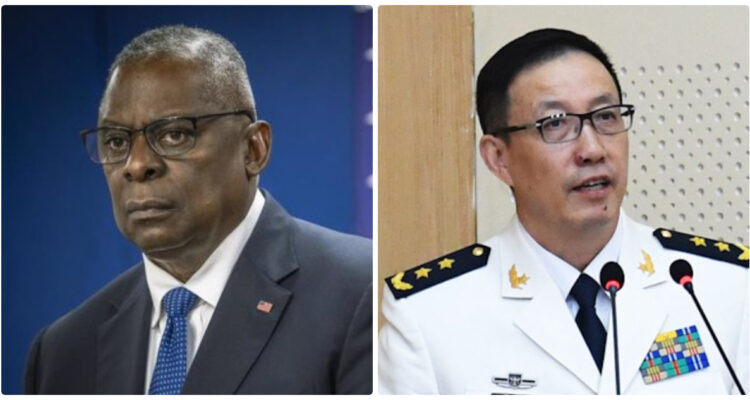 Lloyd Austin y Dong Jun