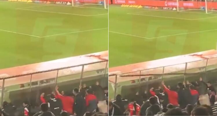 Hinchas de Colo Colo se indignaron ante Cobreloa y destrozaron protección perimetral tras expulsión de Rodolfo González