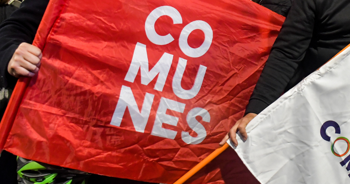 Bandera de Comunes por primarias en Cartagena