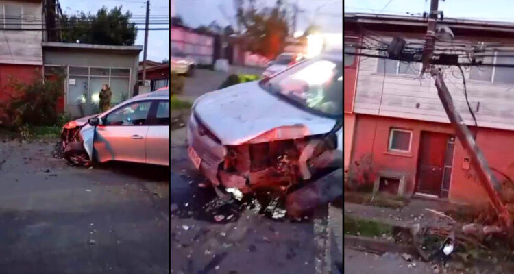 Concejal de Galvarino que chocó en Temuco admite que iba bajo efectos del alcohol pero que no conducía