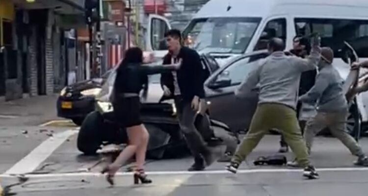 Golpean a joven que conducía ebrio y causó colisión múltiple en Puerto Montt