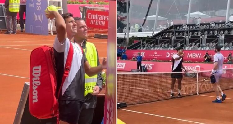 Cristian Garin avanzó en ATP de Estoril
