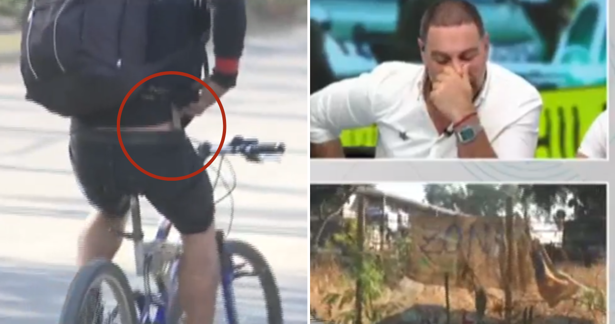 Sujeto exhibe cuchillo en vivo durante despacho de Mucho Gusto