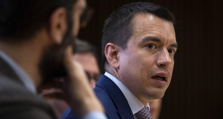 Imagen archivo del presidente de ecuador, Daniel Noboa