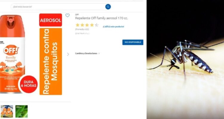 Existe caos en Argentina por el alto precio de los repelentes y vacuna contra la enfermedad y mosquito del Dengue por falta de stock.