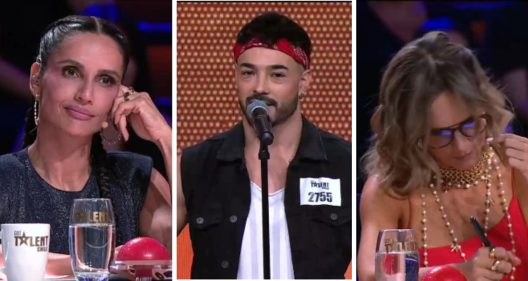 Leonor Varela (izquierda), Diego Morrison (centro) y Diana Bolocco (derecha) en referencia a participación en Got Talent