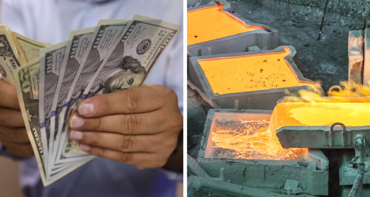 imagen contexto de dólar y del cobre