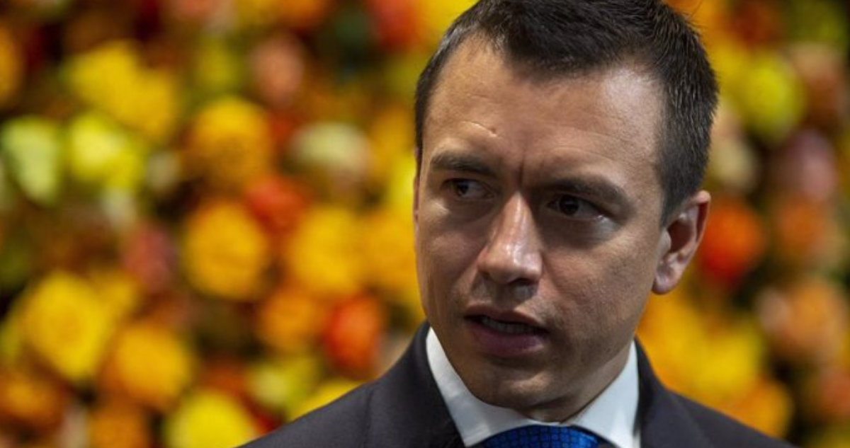El presidente ecuatoriano, Daniel Noboa