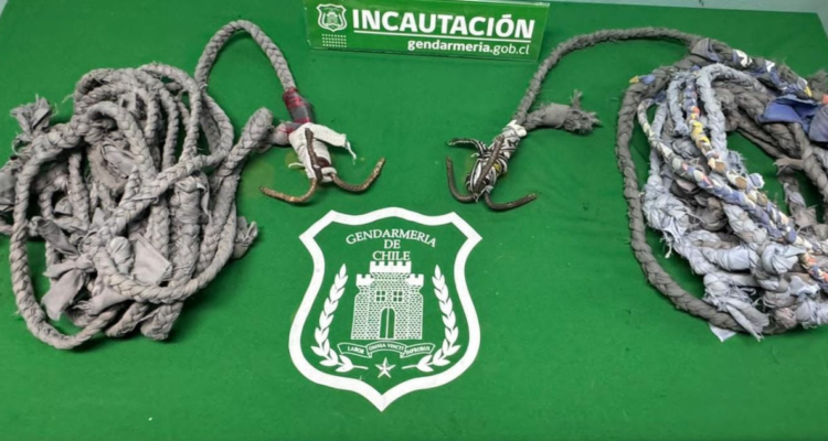 Frustran fugade reos en cárcel de Quillota: intentaron cortar barrotes y tenían cuerdas con ganchos