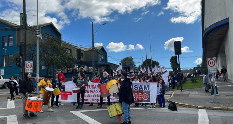 Primera jornada de paro convocado por la Confusam tuvo un 94% de adhesión en la Región de Los Lagos