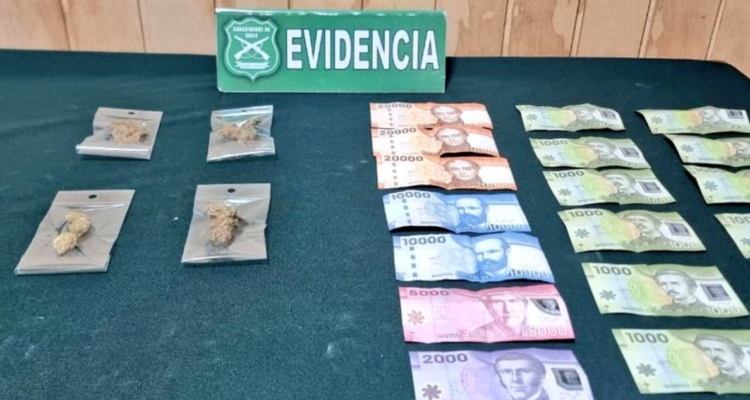 Operativo policial deja 3 detenidos, dinero y drogas incautadas en comuna de Nacimiento