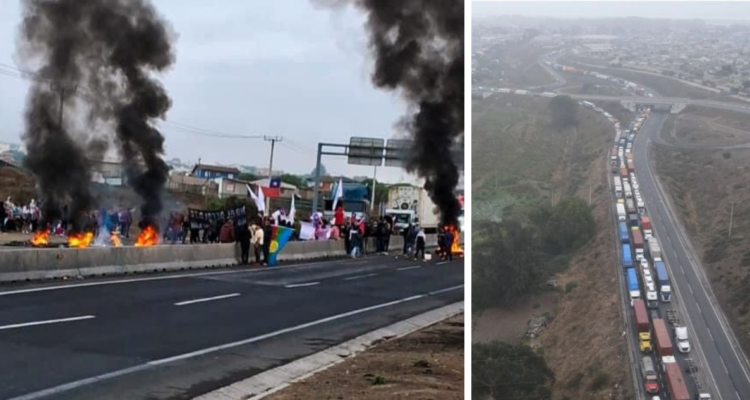 Vecinos de megatoma Centinela se manifiestan en San Antonio debido a inminente desalojo