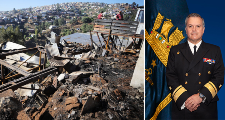 Nombran a Coltralmirante Roberto Zegers como nuevo Jefe de Defensa Nacional en Valparaíso
