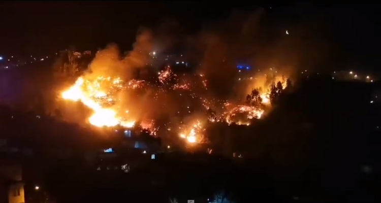 Ministerio Público identificó a presunto autor de incendio que afectó al cerro Cordillera en marzo