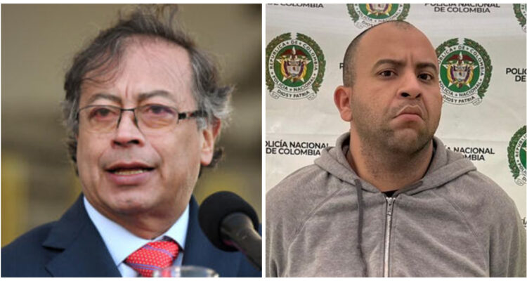 El presidente Gustavo Petro (i) | El venezolano Dayonis Orozco (d)