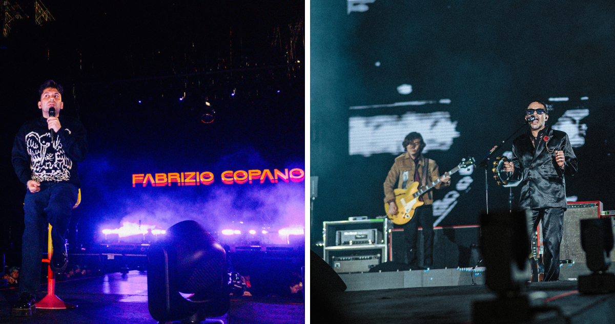 Así selló hace 7 años Fabrizio Copano la apertura en concierto de Los Bunkers: “Puta, sí claro, feliz”