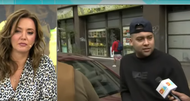 Priscilla Vargas y falso conductor de Uber sorprendido en vivo