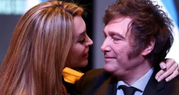 Milei y Fátima Flórez