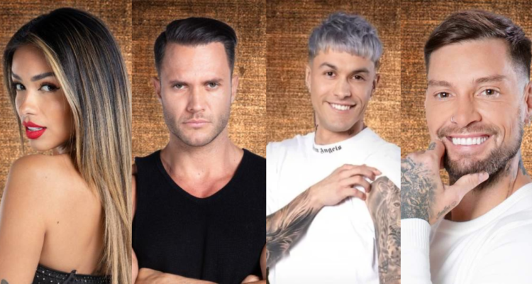 Shirley Arica, Fabio Agostini, Nicolás Solabarrieta y Luis Mateucci, en referencia a finalistas de Tierra Brava