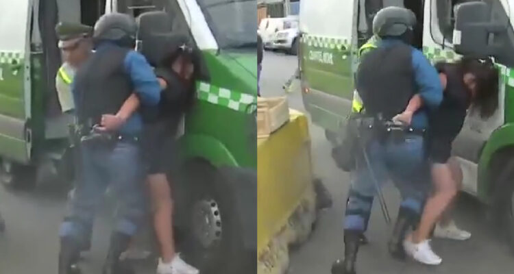 Por hasta tres homicidios frustrados formalizarán a mujer que arrebató arma y disparó en Lo Valledor