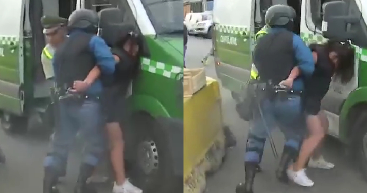 Por hasta tres homicidios frustrados formalizarán a mujer que arrebató arma y disparó en Lo Valledor