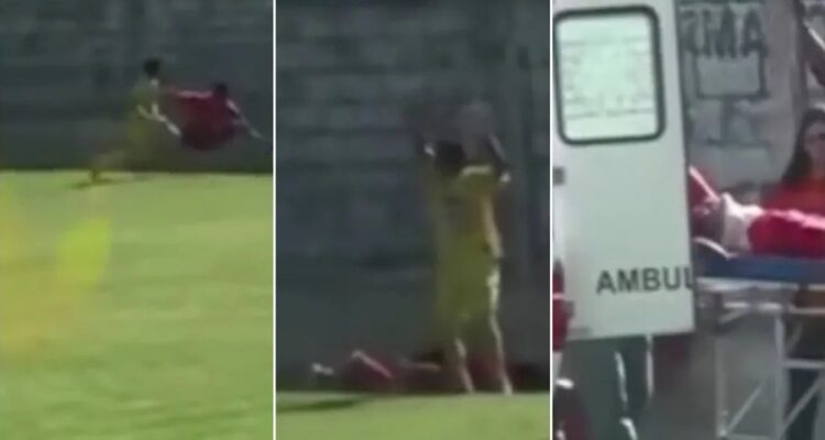 Futbolista murió en Argentina tras chocar de cabeza con un muro.