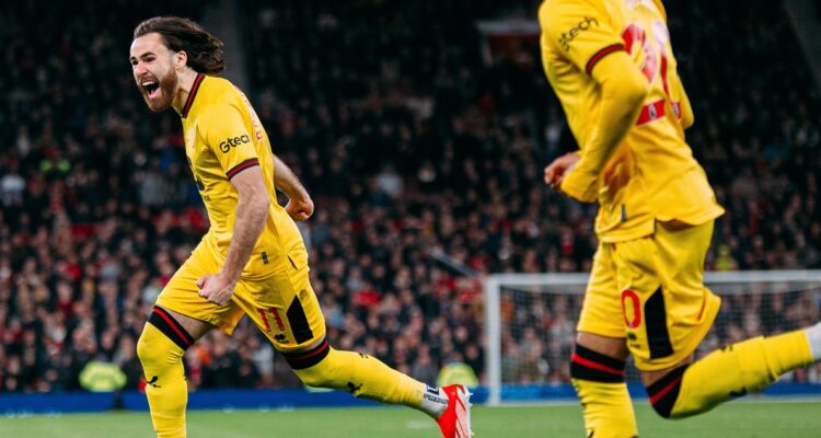 Ben Brereton marcó en duelo del Sheffield ante Manchester United.